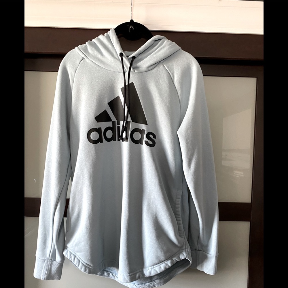 Adidas Big Logo Hoodie -baby blue